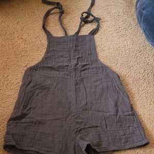 Aerie Charcoal Shorty Romper